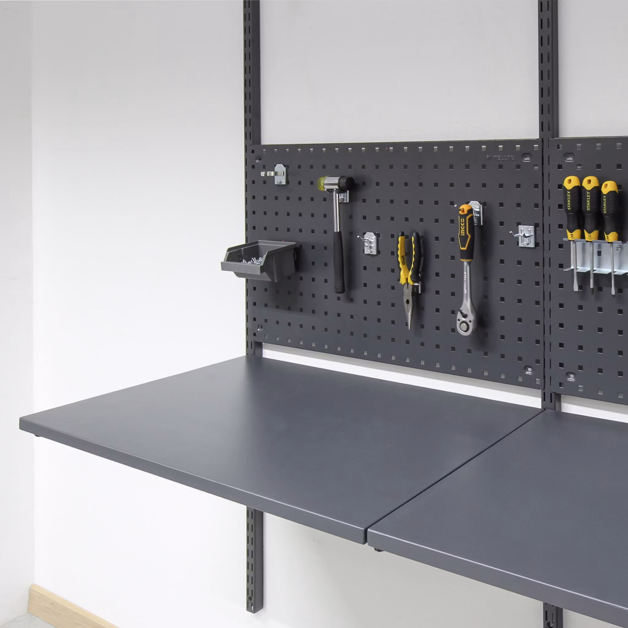 Arbetsbänk Light till hängskena