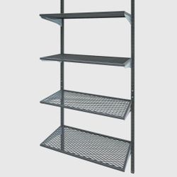 Meshhylla till hängskena