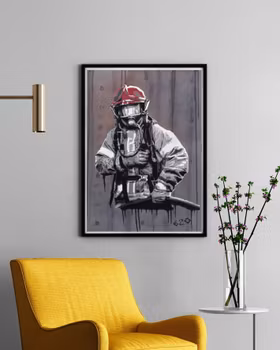 Røykdykkeren - D.G.A. 70x100