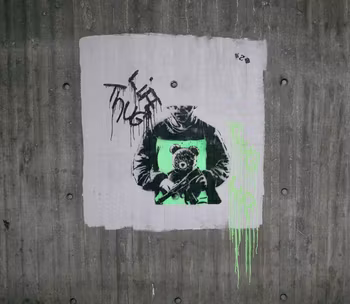 Thuglife - Green - 80x90 Original Canvas