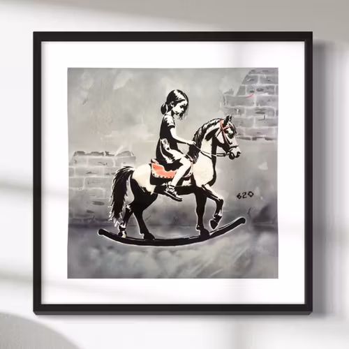 Aldri ride ranke - D.G.A - 50x50