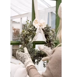 Krans Rimfrost Löv/Bär