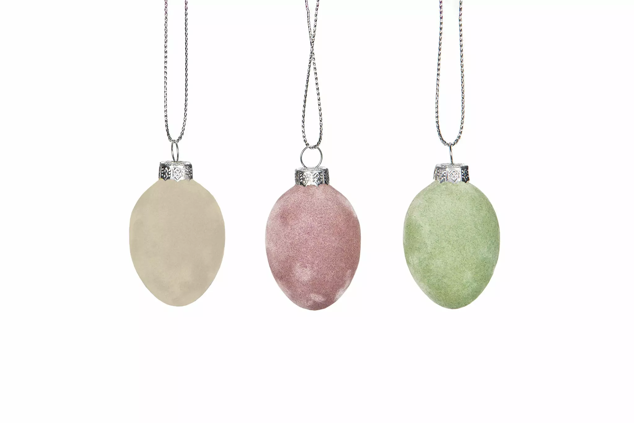 Hänge Ägg Sammet Färg (1st)