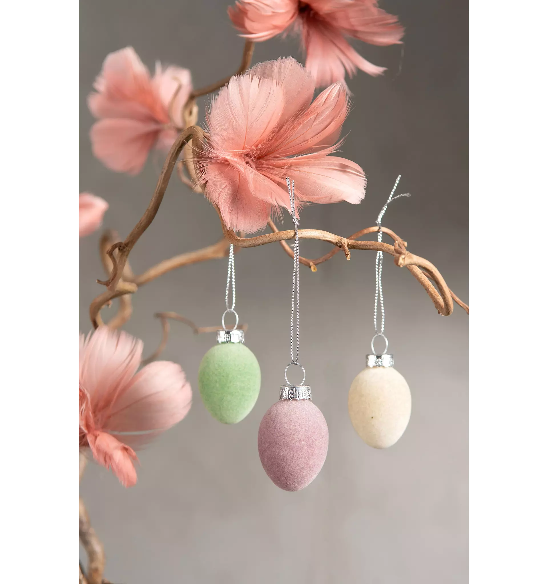 Hänge Ägg Sammet Färg (1st)