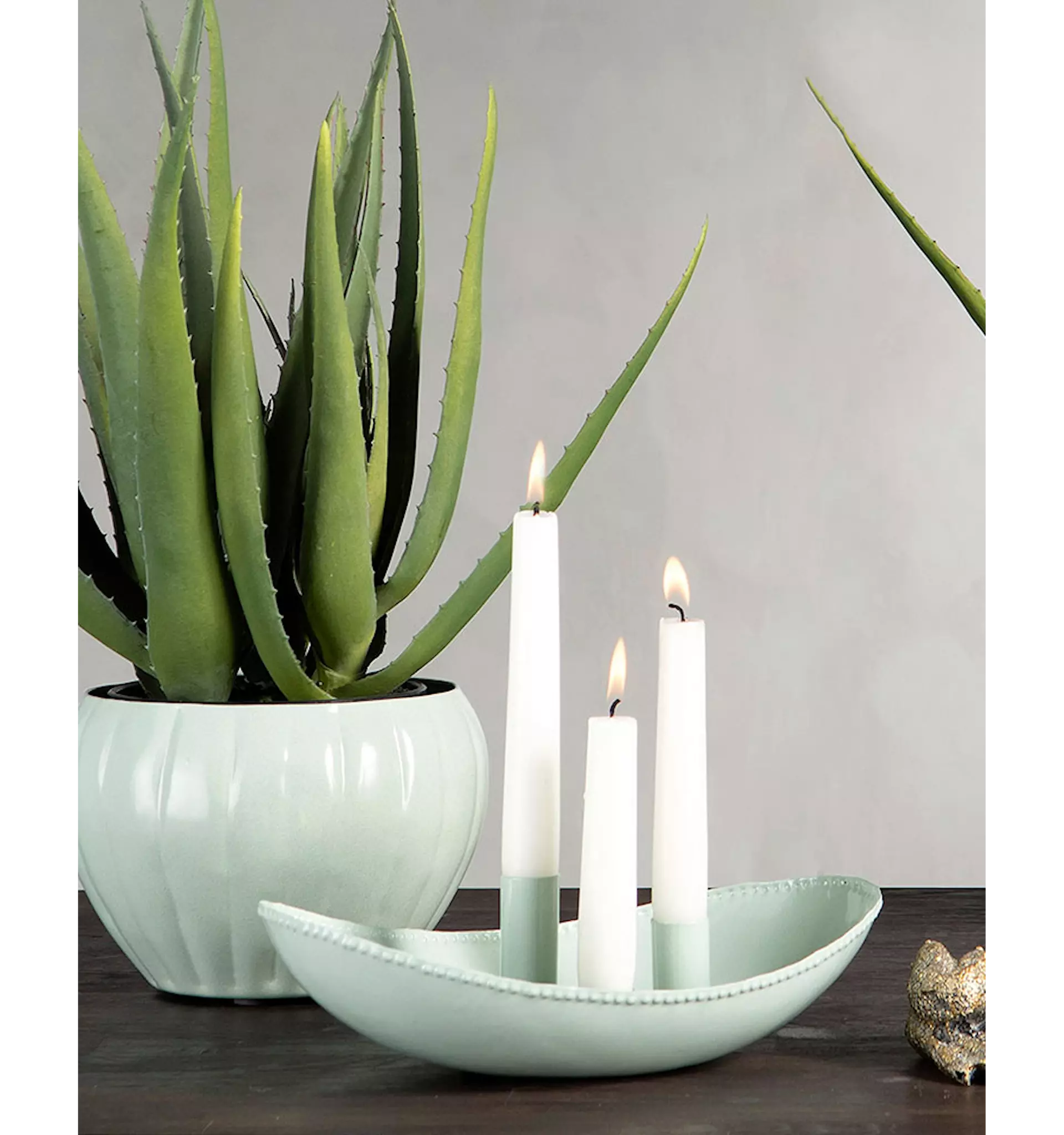 Ljusfat Magnet Ljushållare Emalj Breeze