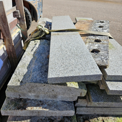 22: Granit hällar samt Granit plattor, ca 4,35m2