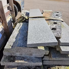 22: Granit hällar samt Granit plattor, ca 4,35m2