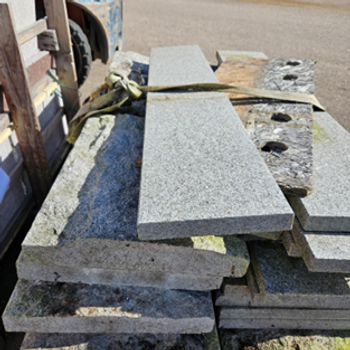 22: Granit hällar samt Granit plattor, ca 4,35m2