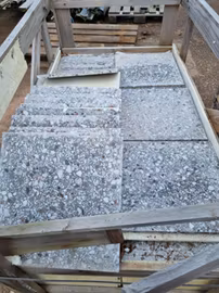 38: Terrazzo-plattor - Ljus Grå, ca 16m2