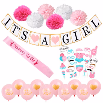 Baby Shower Kit - IT'S A GIRL