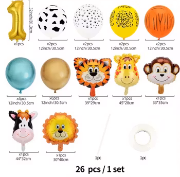 Barnkalaskit Djungeltema 3 år