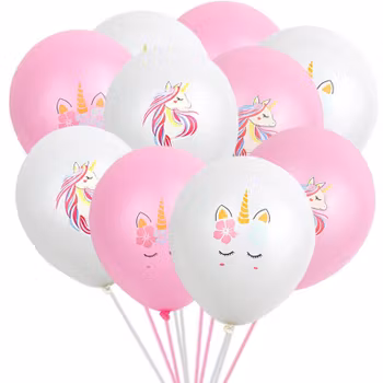 Unicorn ballonger 10st