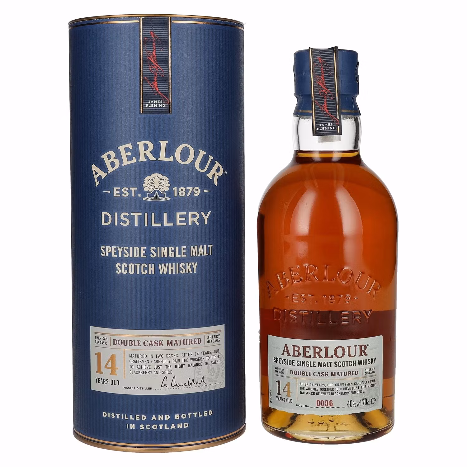 Aberlour 14 Years Old DOUBLE CASK MATURED Batch 0006 40% Vol. 0,7l in Giftbox