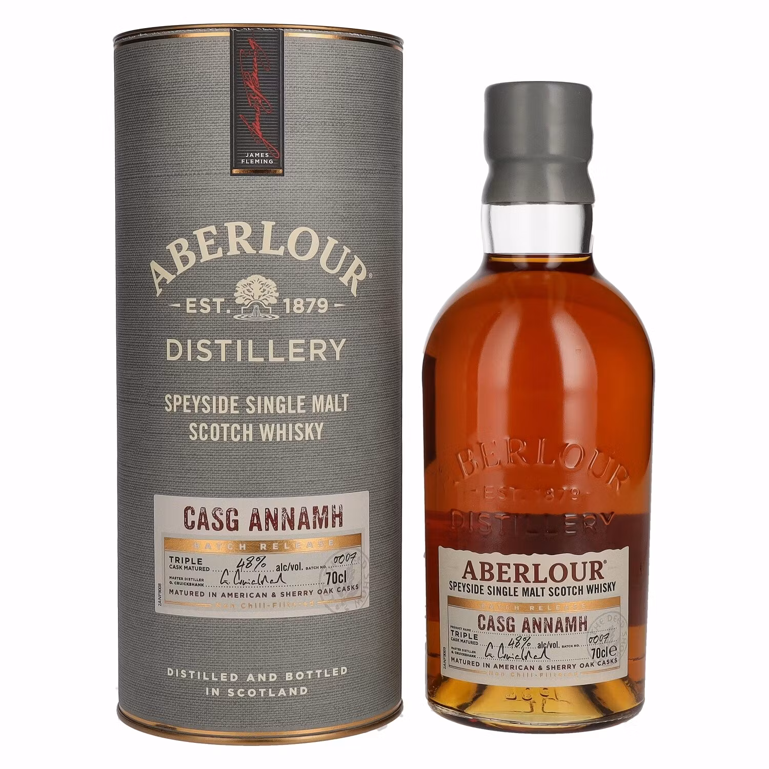 Aberlour CASG ANNAMH Batch Release 0007 48% Vol. 0,7l in Giftbox