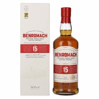 Benromach 15 Years Old Speyside Single Malt - New Design 43% Vol. 0,7l in Giftbox