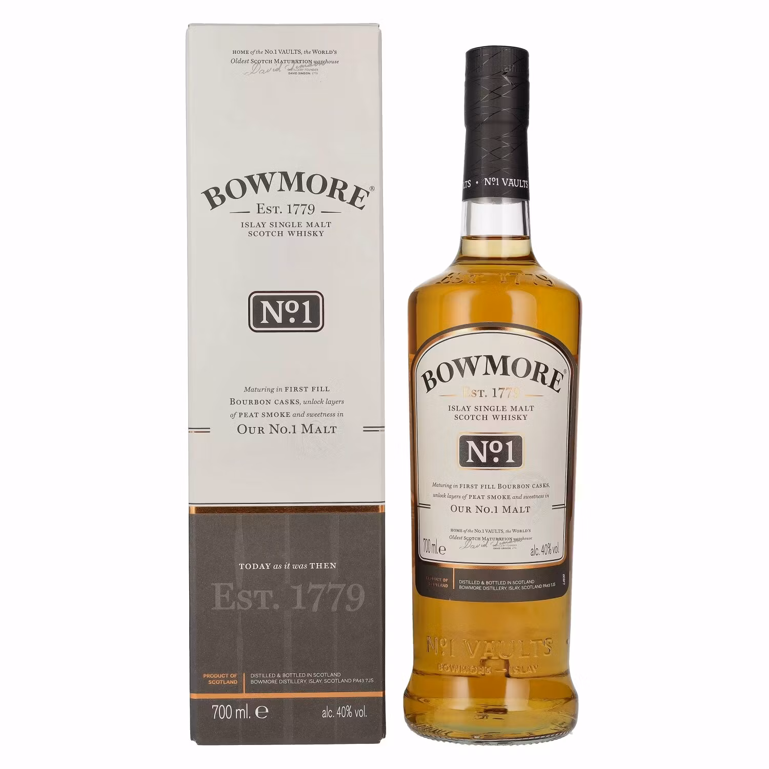 Bowmore N°1 MALT Islay Single Malt 40% Vol. 0,7l in Giftbox