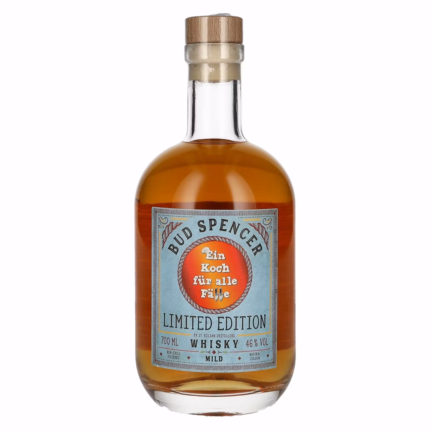 Bud Spencer EIN KOCH FÜR ALLE FÄLLE Whisky MILD Limited Edition 46% Vol. 0,7l