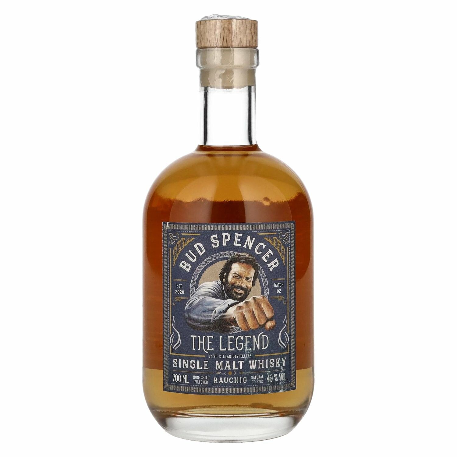 Bud Spencer THE LEGEND Single Malt RAUCHIG Batch 02 49% Vol. 0,7l
