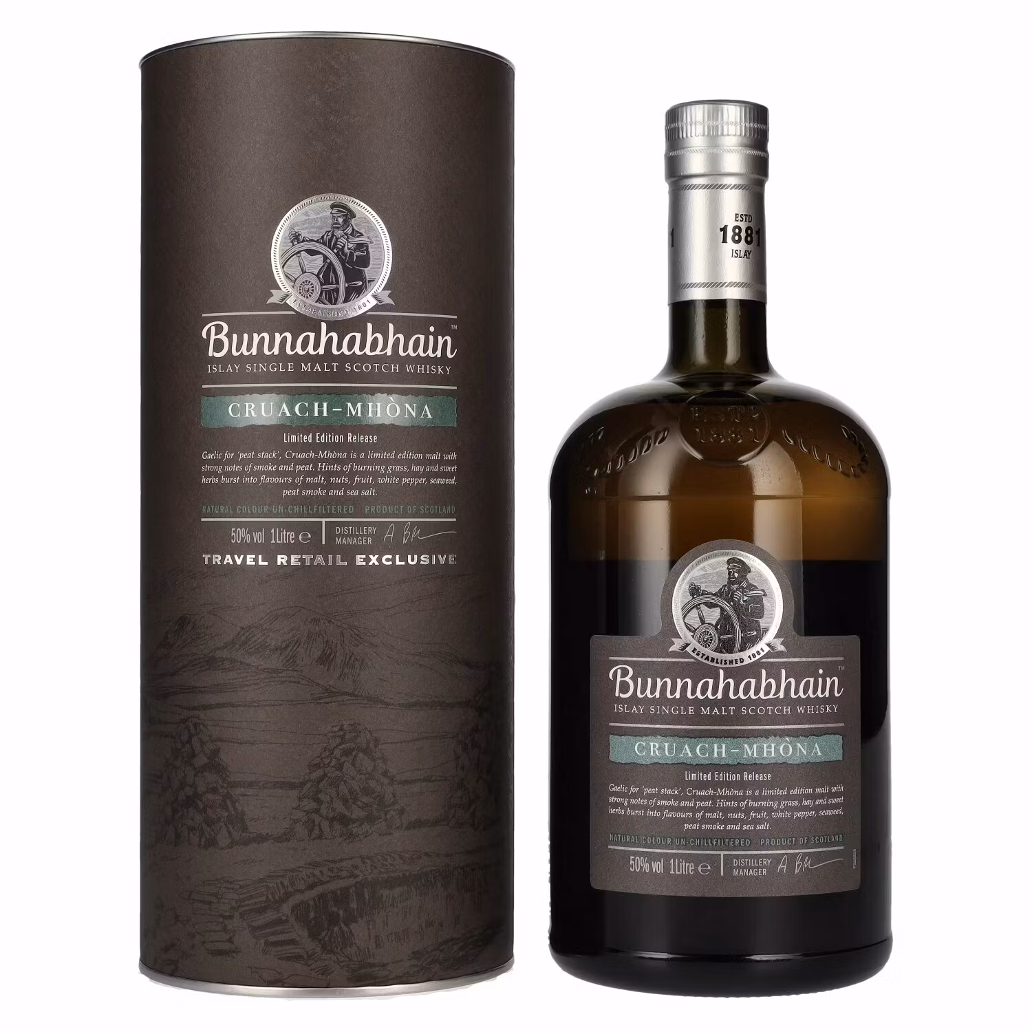 Bunnahabhain CRUACH-MHÒNA Islay Single Malt Scotch Whisky 50% Vol. 1l in Giftbox