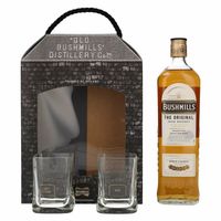 Bushmills Triple Distilled Original Irish Whiskey 40% Vol. 1l in Giftbox with 2 glasses