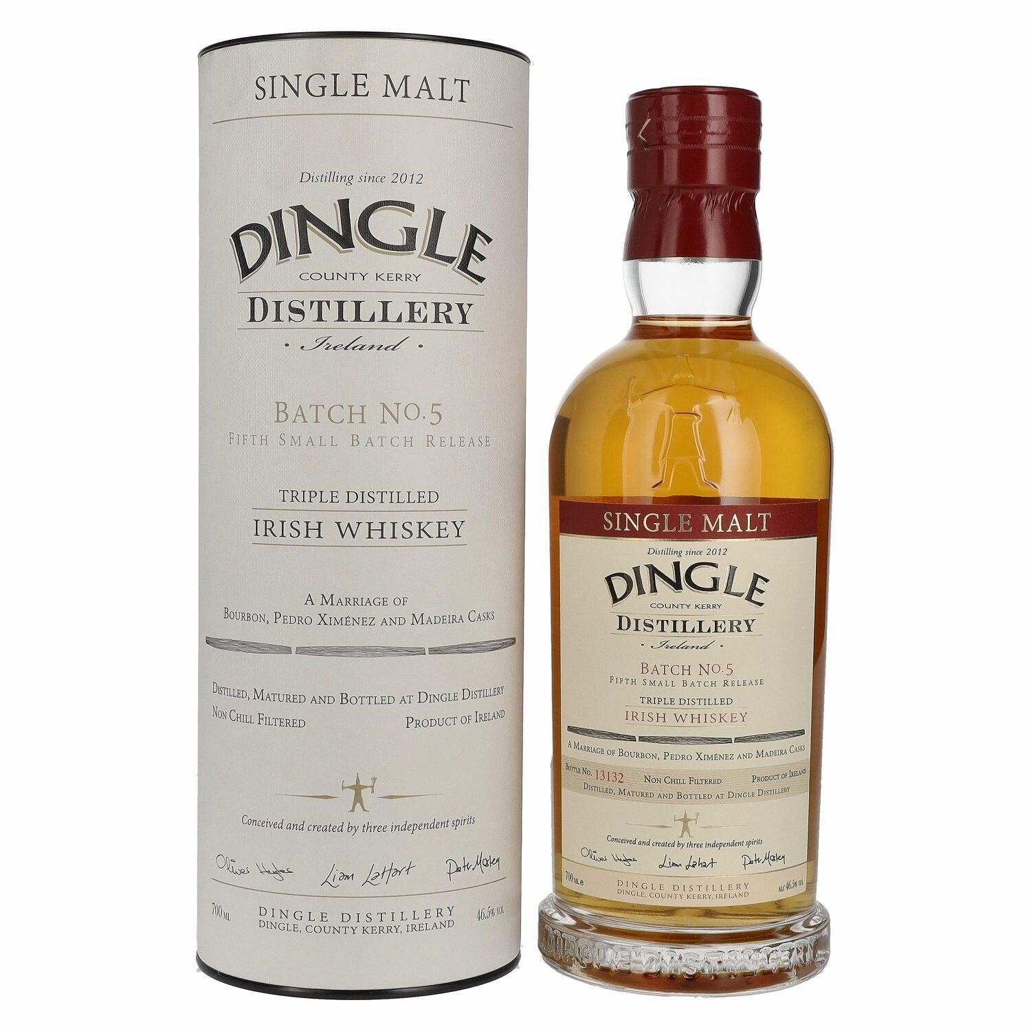 Dingle Single Malt Irish Whiskey Batch No. 5 46,5% Vol. 0,7l in Giftbox