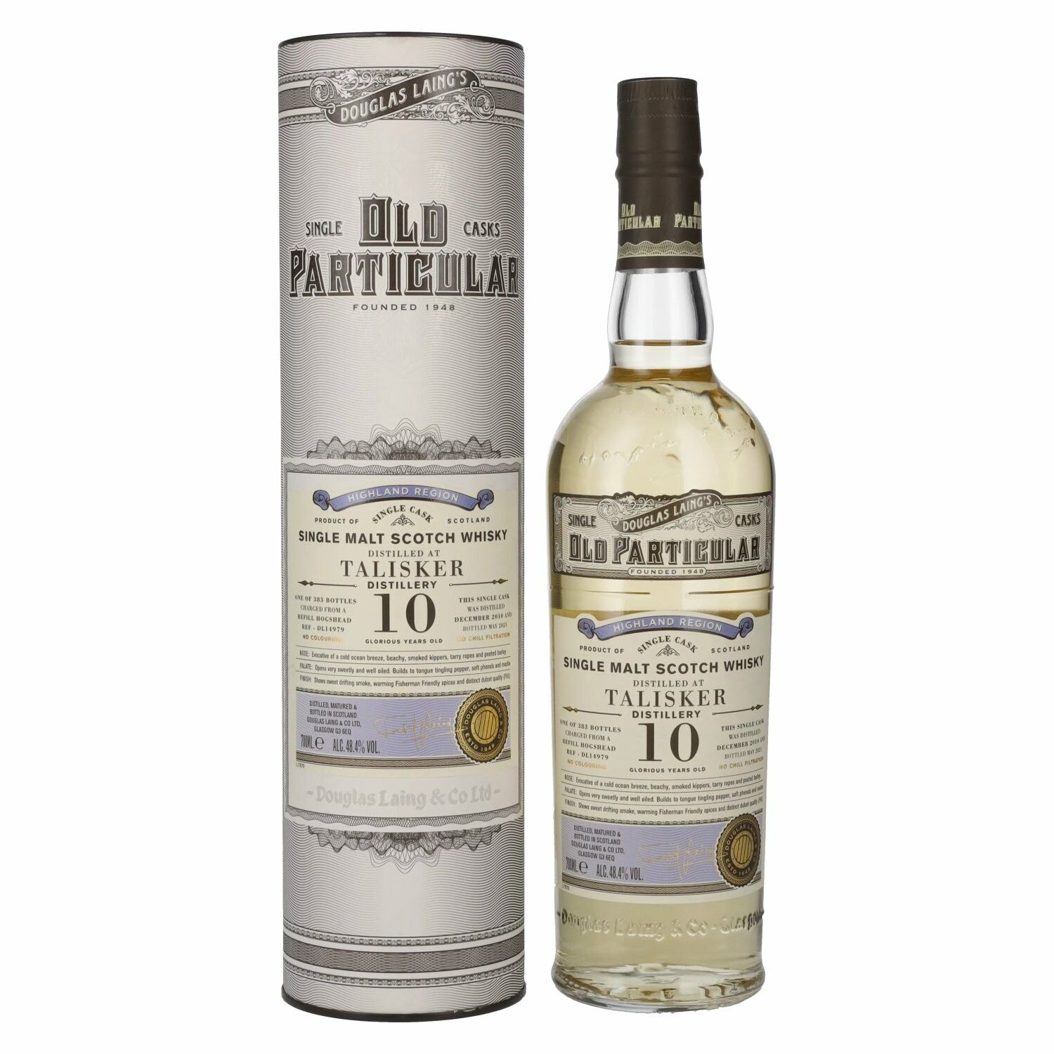 Douglas Laing OLD PARTICULAR Talisker 10 Years Old Single Cask Malt 2010 48,4% Vol. 0,7l in Giftbox