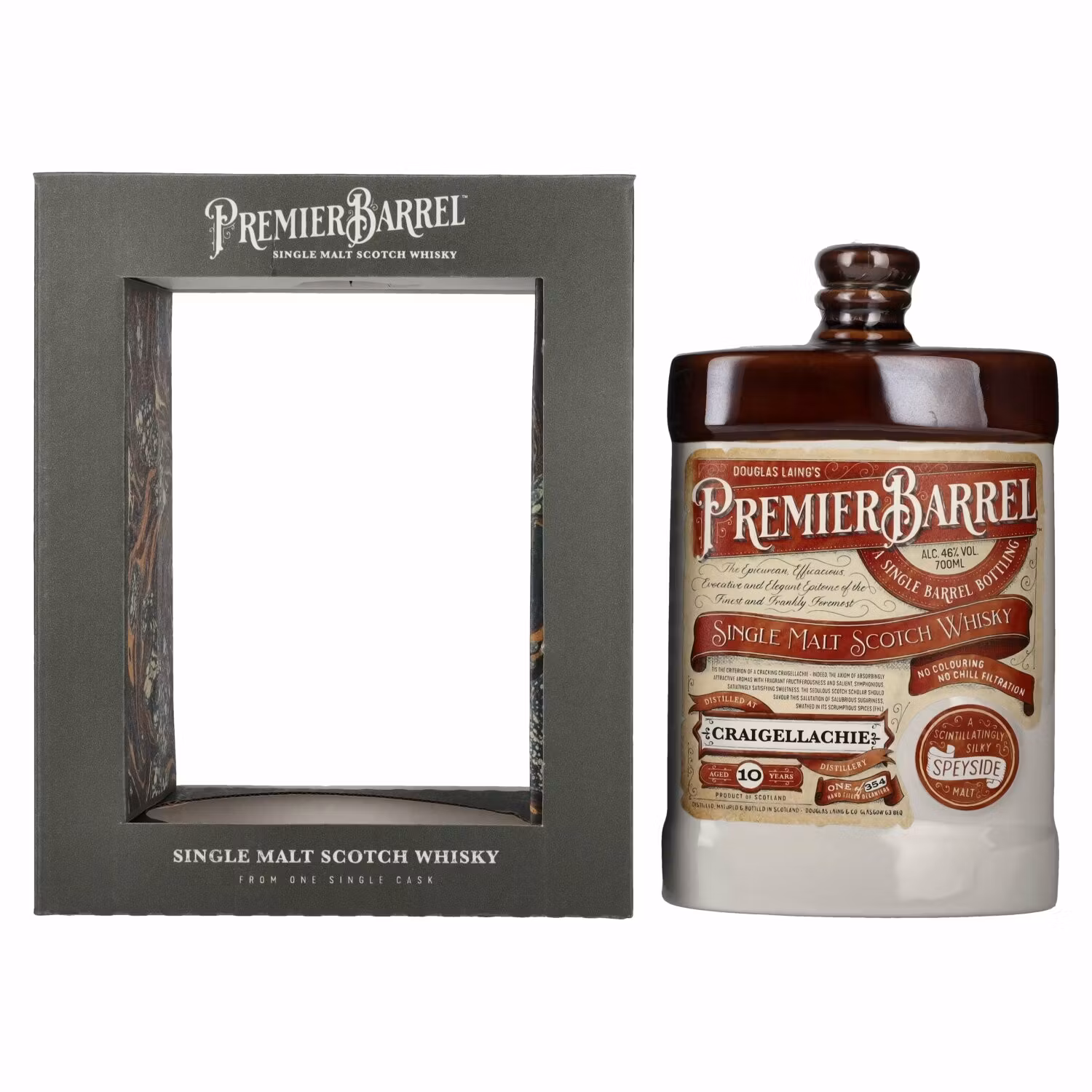 Douglas Laing PREMIER BARREL Craigellachie 10 Years Old Single Malt 2009 46% Vol. 0,7l in Giftbox
