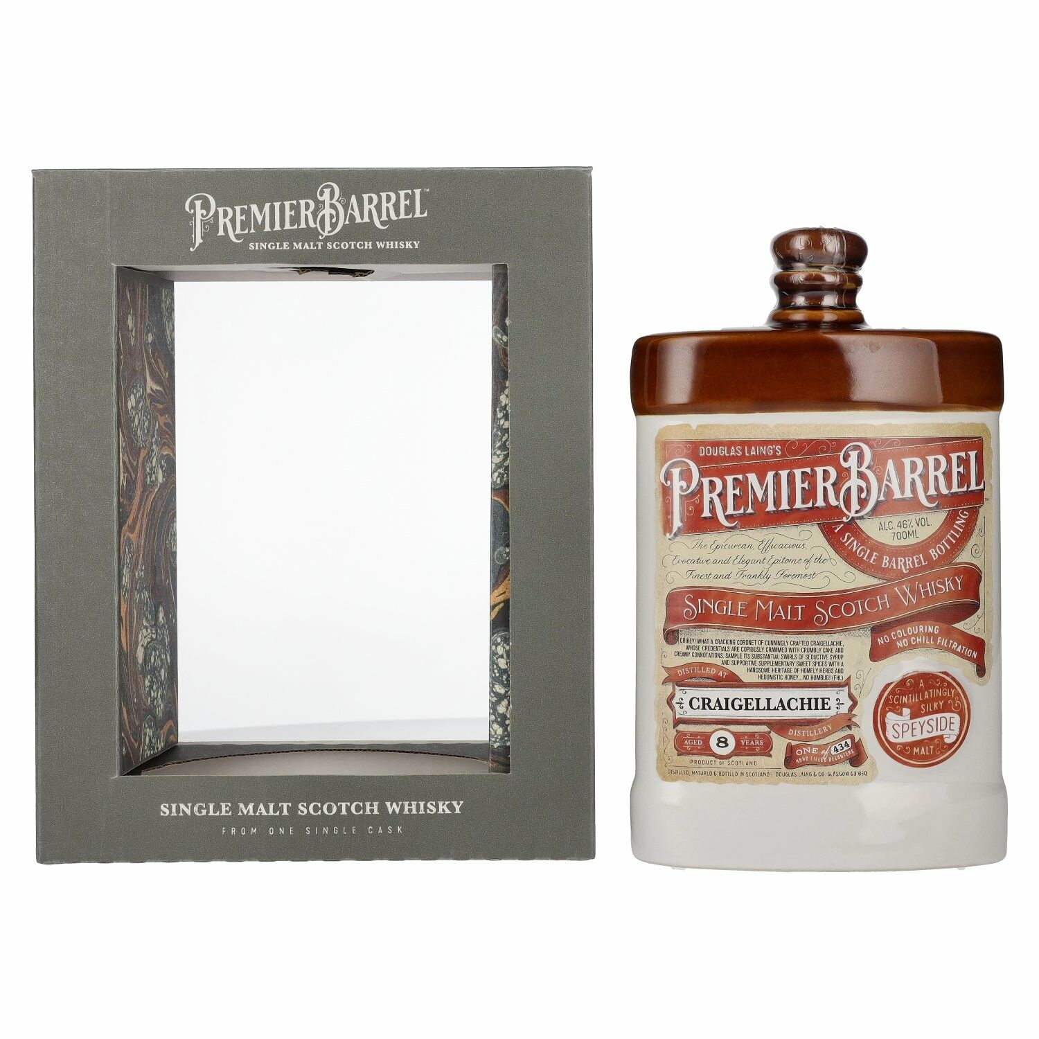 Douglas Laing PREMIER BARREL Craigellachie 8 Years Old Single Malt 2010 46% Vol. 0,7l in Giftbox