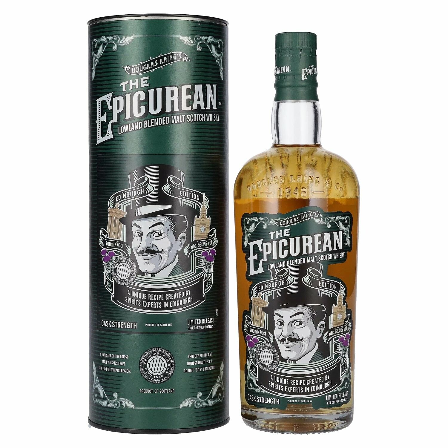 Douglas Laing THE EPICUREAN CASK STRENGTH Edinburgh Edition 53,3% Vol. 0,7l in Giftbox