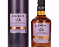 Edradour 21 Years Old Highland Single Malt BORDEAUX CASK FINISH Vintage 1999 55,7% Vol. 0,7l in Giftbox