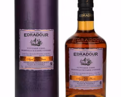Edradour 21 Years Old Highland Single Malt BORDEAUX CASK FINISH Vintage 1999 55,8% Vol. 0,7l in Giftbox