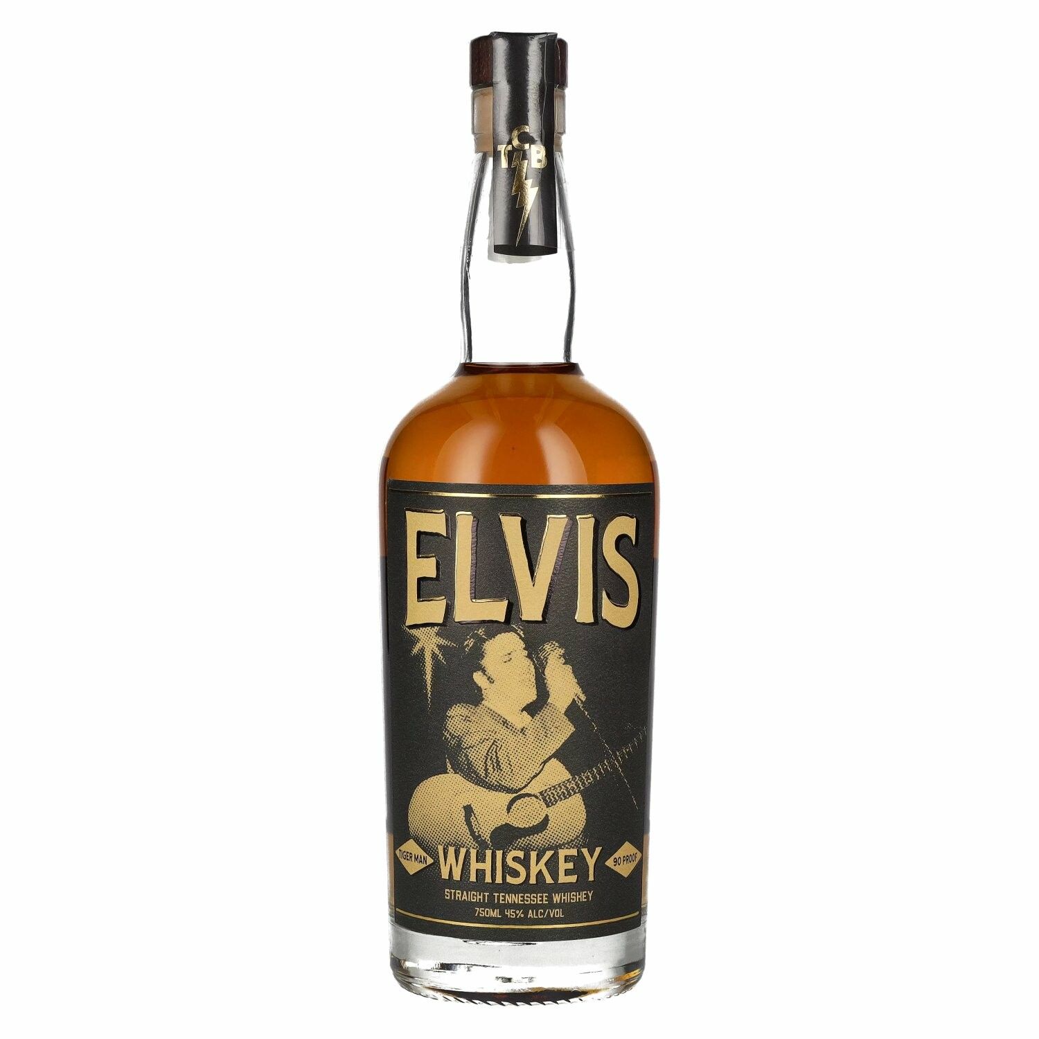 Elvis TIGER MAN Straight Tennessee Whiskey 45% Vol. 0,75l