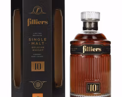 Filliers 10 Year Old Belgian Single Malt Whisky 43% Vol. 0,7l in Giftbox