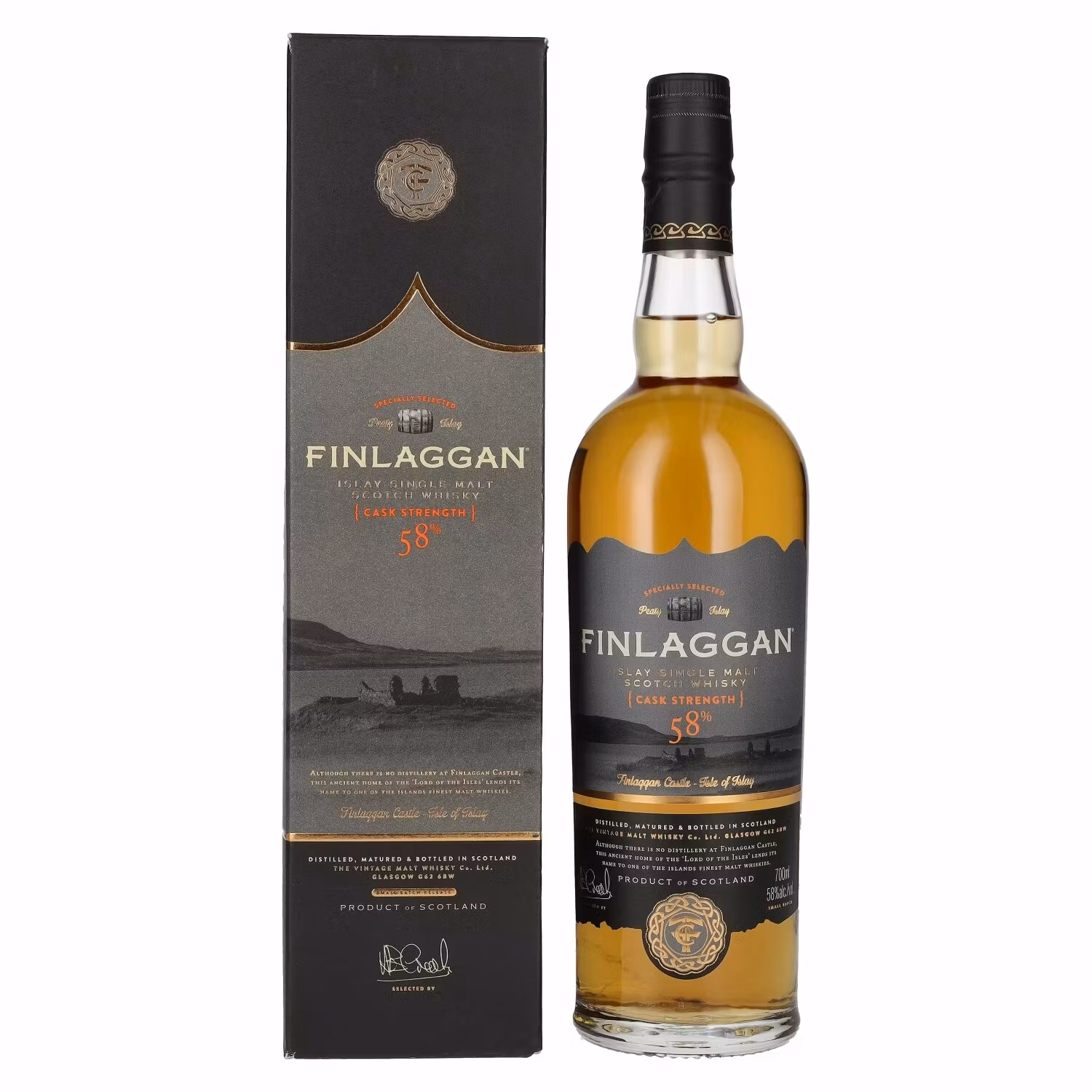 Finlaggan Cask Strength Small Batch Release 58% Vol. 0,7l in Giftbox