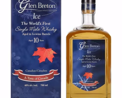 Glen Breton Ice 10 Years Old Aged in Icewine Barrels 40% Vol. 0,7l in Giftbox