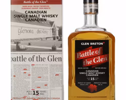 Glen Breton Battle of the Glen 15 Years Old Canadian Single Malt Whisky 43% Vol. 0,7l in Giftbox