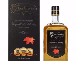 Glen Breton Rare 10 Years Old Canada's First Single Malt Whisky 43% Vol. 0,7l in Giftbox