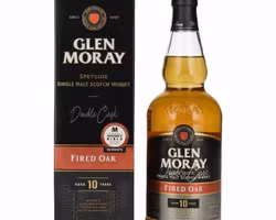Glen Moray 10 Years Old Fired Oak Single Malt Scotch Whisky 40% Vol. 0,7l in Giftbox