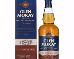 Glen Moray Elgin Classic Cabernet Cask Finish 40% Vol. 0,7l in Giftbox