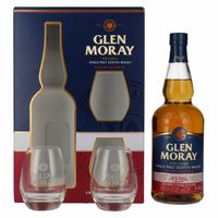 Glen Moray Elgin Classic Sherry Cask Finish 40% Vol. 0,7l in Giftbox with 2 glasses