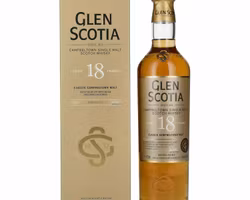 Glen Scotia 18 Years Old Single Malt Scotch Whisky 46% Vol. 0,7l in Giftbox