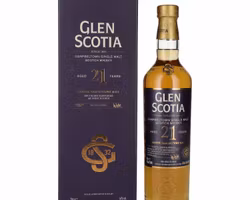 Glen Scotia 21 Years Old Single Malt Scotch Whisky 46% Vol. 0,7l in Giftbox