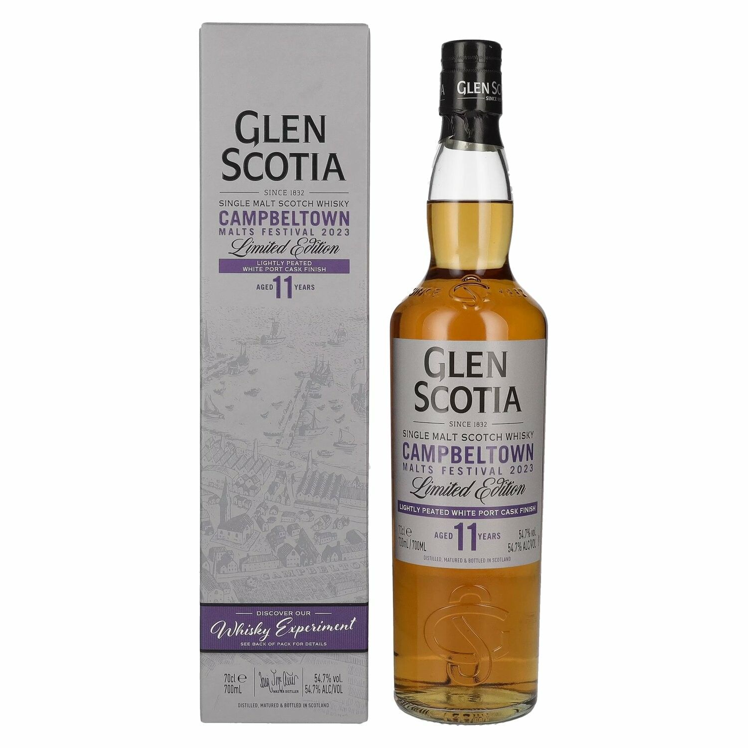 Glen Scotia Campbeltown 11 Years Old Port Cask Finish Festival Edition 2023 54,7% Vol. 0,7l in Giftbox