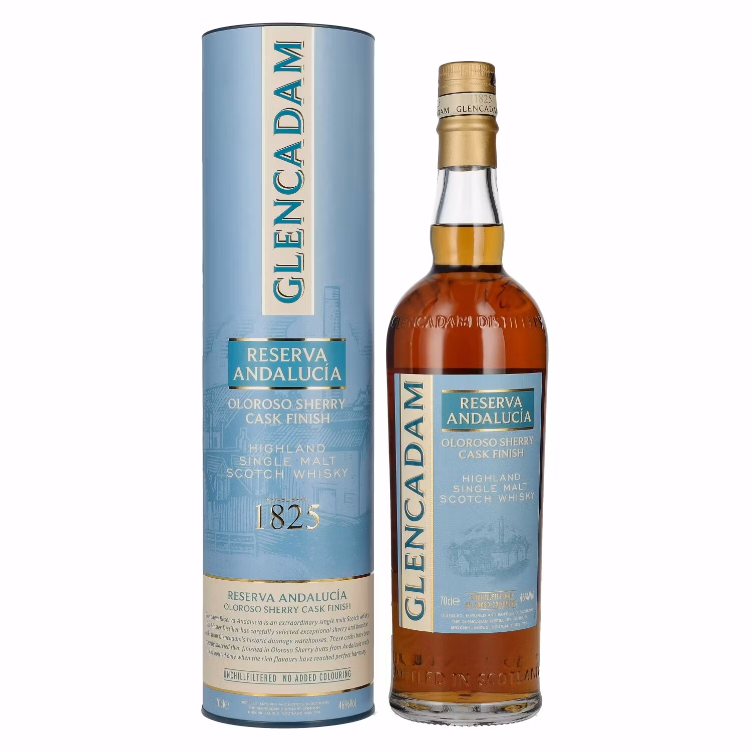 Glencadam RESERVA ANDALUCÍA Single Malt OLOROSO SHERRY CASK FINISH 46% Vol. 0,7l in Giftbox