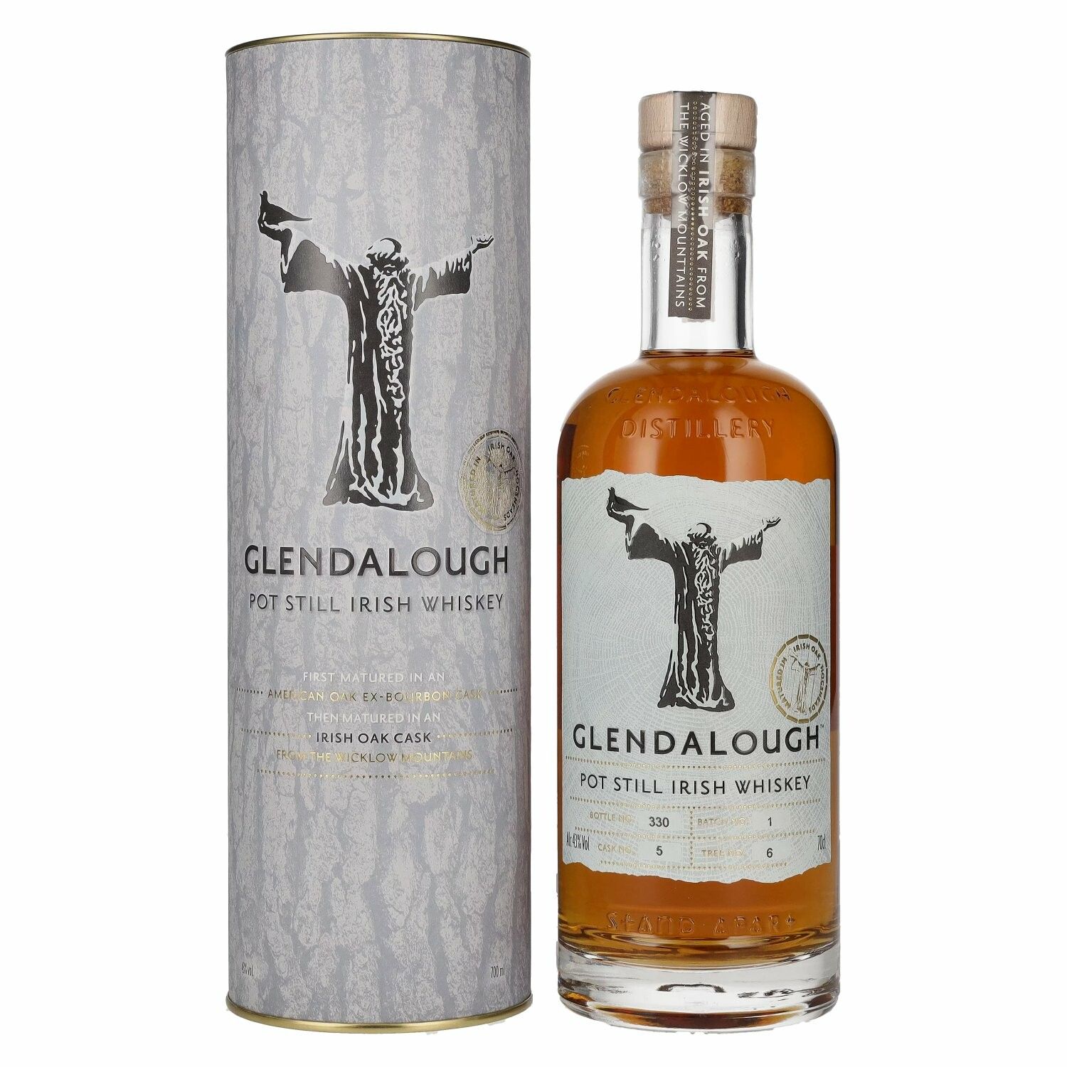 Glendalough Pot Still Irish Whiskey 43% Vol. 0,7l in Giftbox
