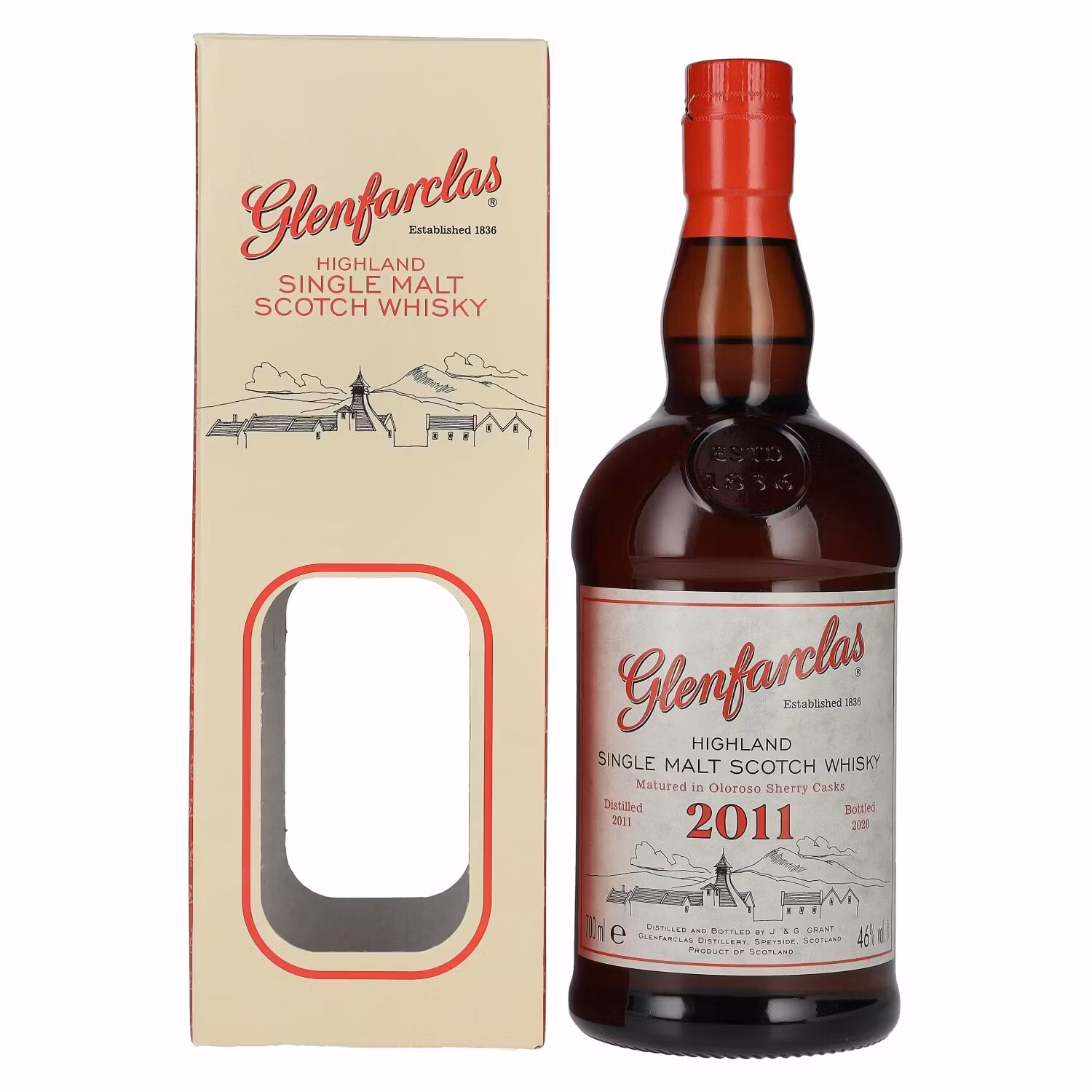 Glenfarclas Highland Single Malt Oloroso Sherry Casks 2011/2020 46% Vol. 0,7l in Giftbox