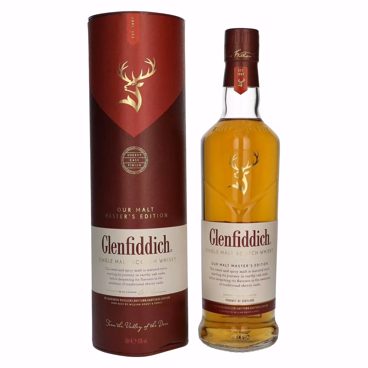 Glenfiddich MALT MASTER'S EDITION Single Malt Scotch Whisky 43% Vol. 0,7l in Giftbox