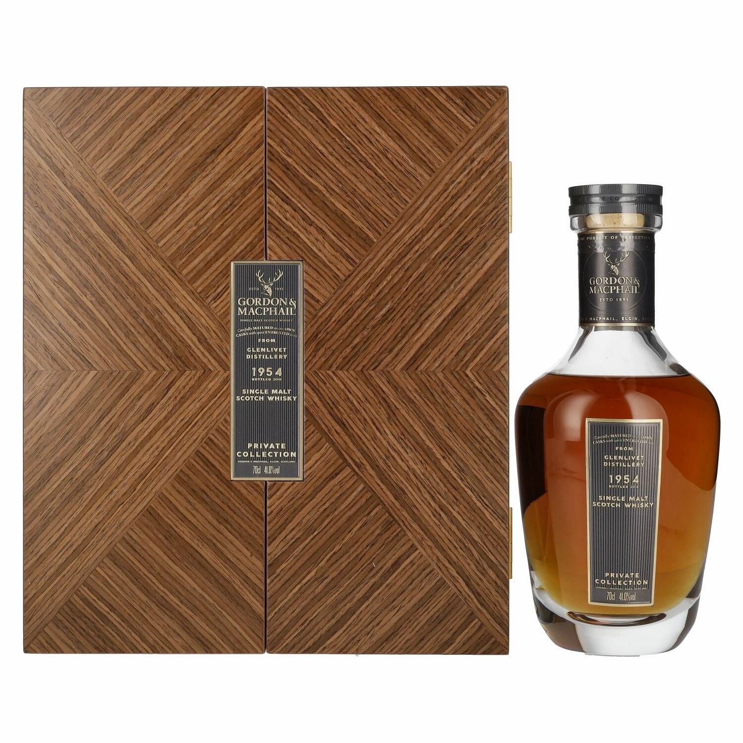 Gordon & MacPhail GLENLIVET Private Collection 1954 41% Vol. 0,7l in Holzkiste