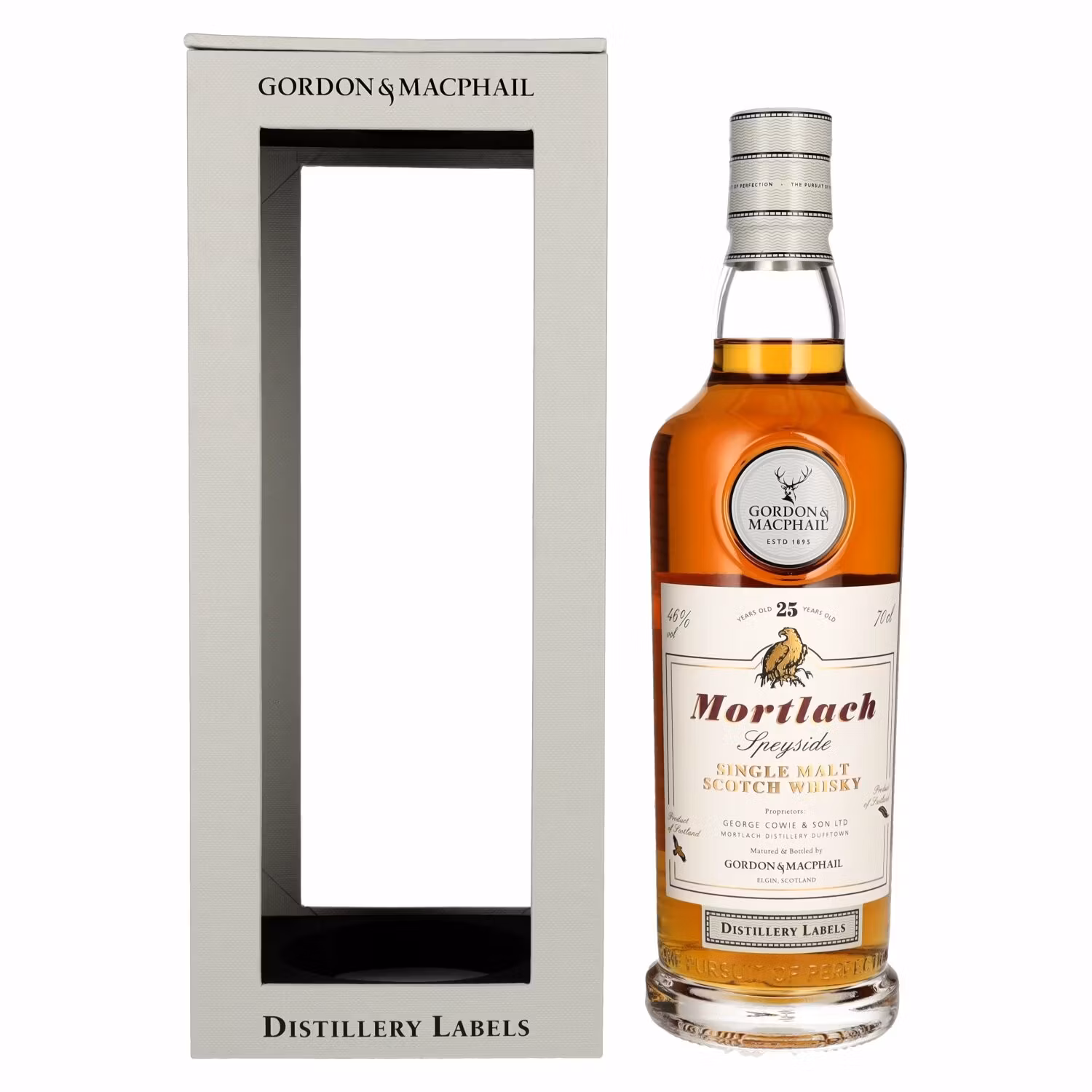 Gordon & MacPhail MORTLACH 25 Years Old Distillery Labels 46% Vol. 0,7l in Giftbox