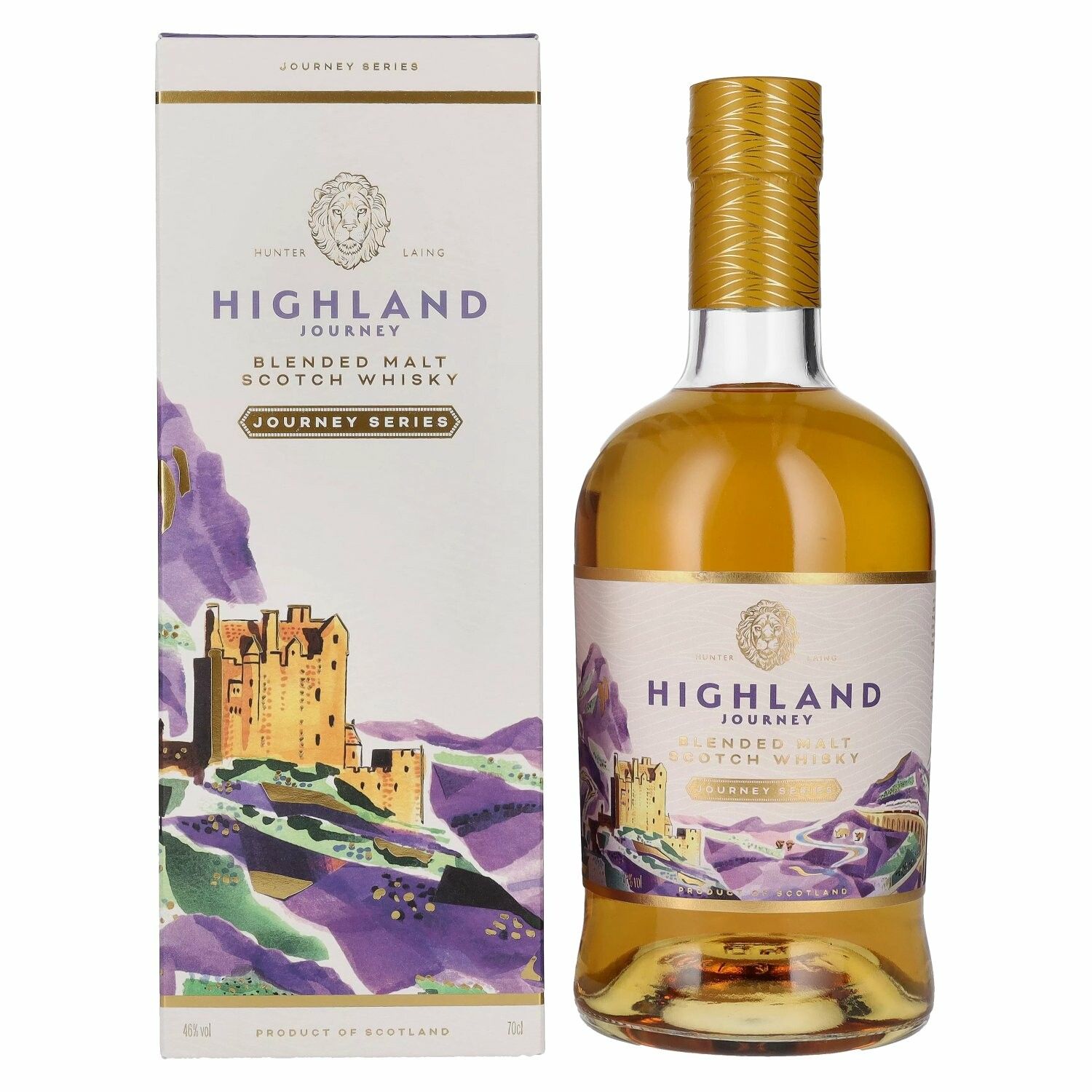 Hunter Laing HIGHLAND JOURNEY SERIES Blended Malt Scotch Whisky 46% Vol. 0,7l in Giftbox